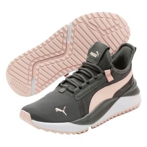 Puma Pacer Future Street Dark Shadow Gray Island Pink Sneakers Breathable Mesh 7